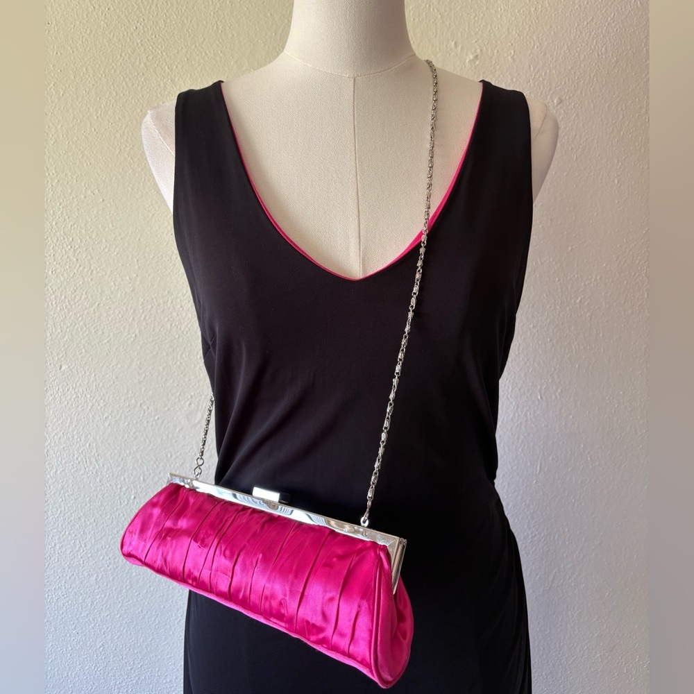 Vintage Y2K Cache Satin Clutch Shoulder Bag